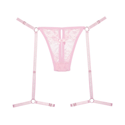 ALLURE ADORE SAY IT WITH GARTERS PANTY PINK O/S
