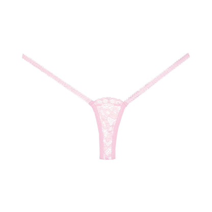 ALLURE LINGERIE - ALLURE ADORE SUNSET PANTY PINK O/S