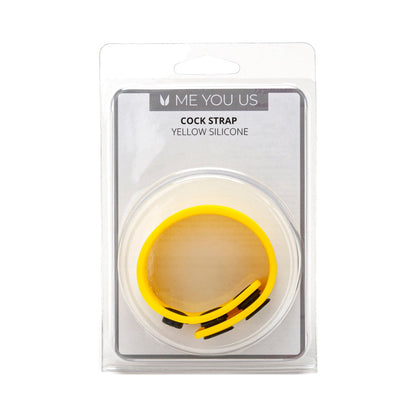 ME YOU US YELLOW SILICONE COCK STRAP