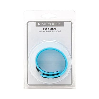 ME YOU US - LIGHT BLUE SILICONE COCK STRAP