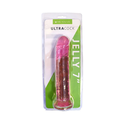 ME YOU US ULTRACOCK PINK JELLY 7 IN. DONG