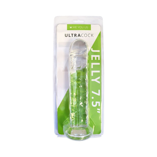 ME YOU US ULTRACOCK CLEAR JELLY 7.5 IN. DONG