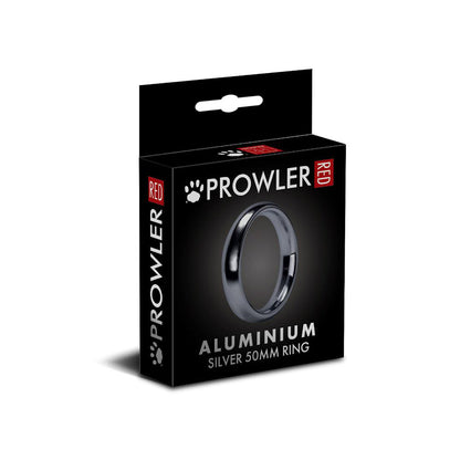 PROWLER RED ALUMINUM SILVER 50MM RING