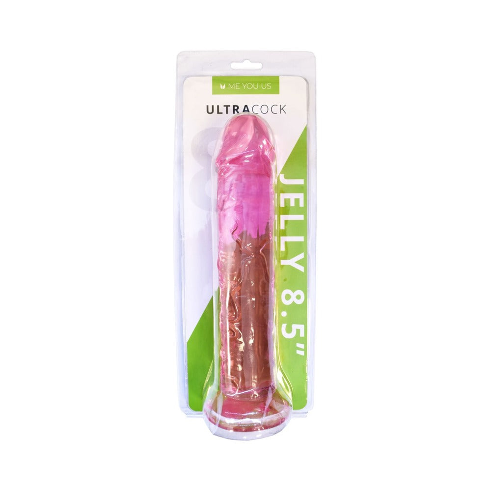 ME YOU US - ULTRACOCK PINK JELLY 8.5 IN. DONG