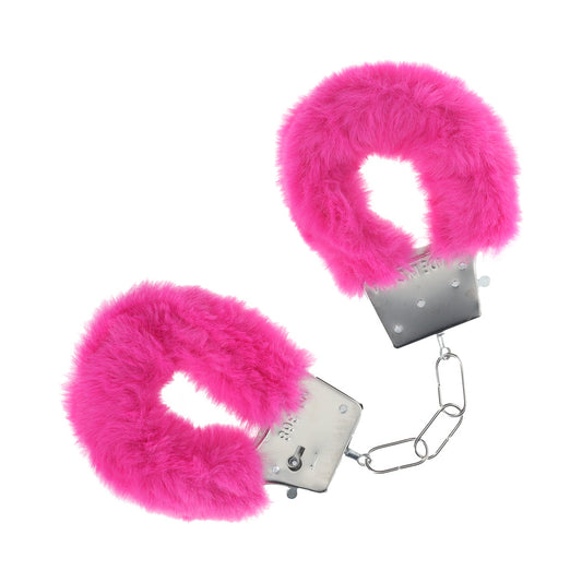OUCH! CLASSIC FLUFFY HANDCUFFS PINK