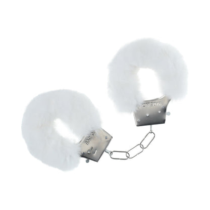 OUCH! CLASSIC FLUFFY HANDCUFFS WHITE