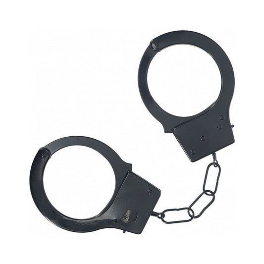OUCH! CLASSIC METAL HANDCUFFS BLACK