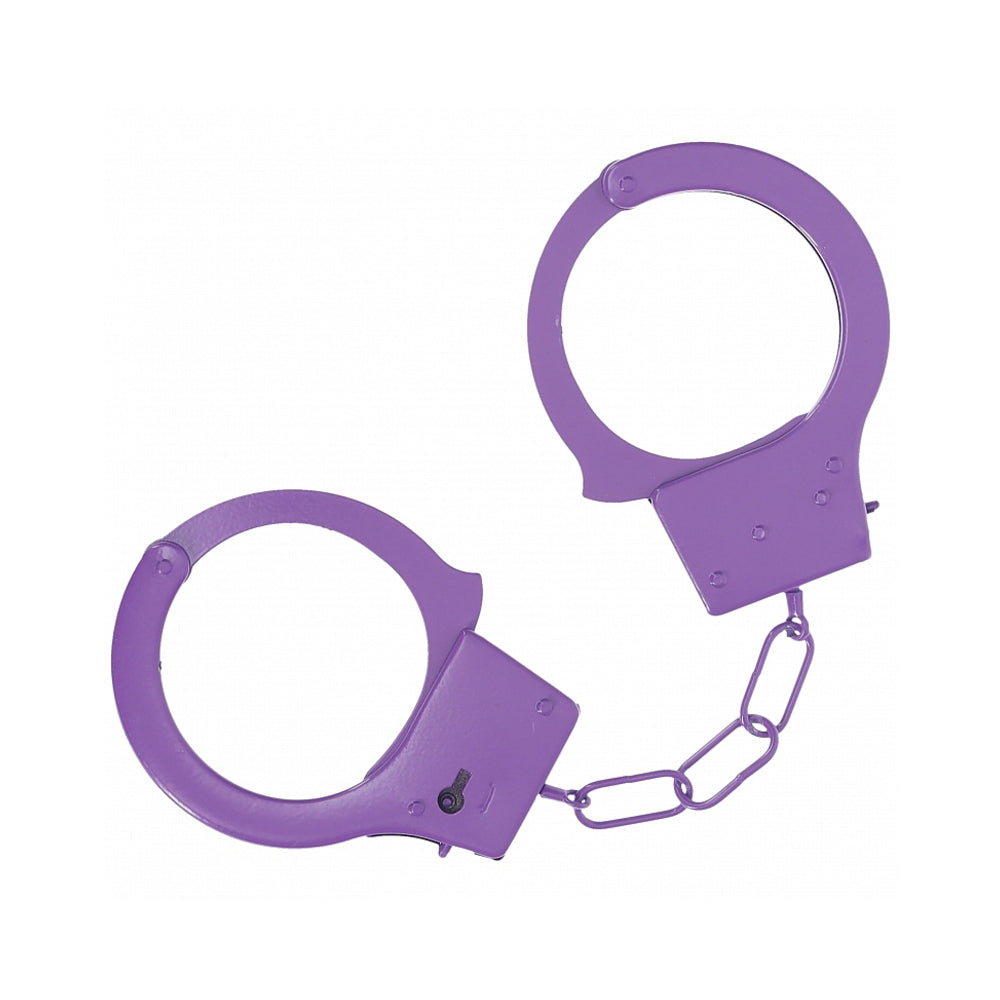 OUCH! CLASSIC METAL HANDCUFFS PURPLE