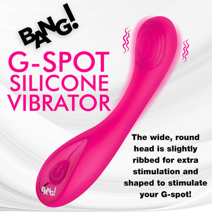 BANG! G-SPOT SILICONE VIBRATOR PINK