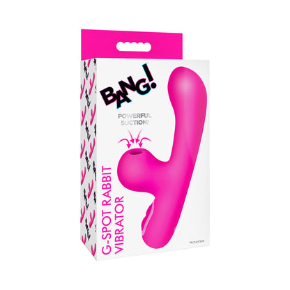 MARCAS XR - VIBRADOR CONEJITO DE SUCCIÓN PEQUEÑO BANG!