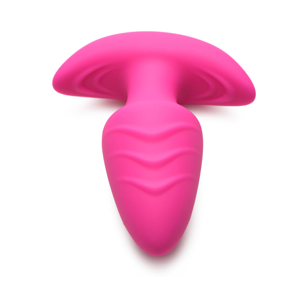 XR BRANDS - BANG! ROTATING & VIBRATING SILICONE BUTT PLUG WITH REMOTE