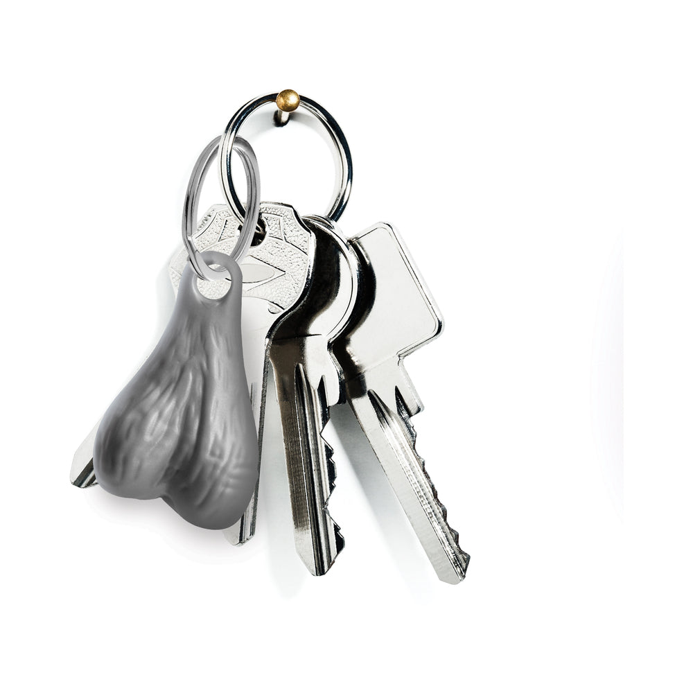 BIG BALLERS NUTS KEYCHAIN SILVER