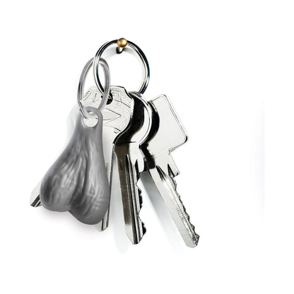 BIG BALLERS NUTS KEYCHAIN SILVER