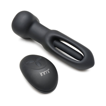 XR BRANDS - FLICKERS BUM FLICK FLICKING & VIBRATING SILICONE BUTT PLUG WITH REMOTE