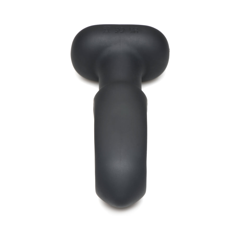 XR BRANDS - FLICKERS BUM FLICK FLICKING & VIBRATING SILICONE BUTT PLUG WITH REMOTE