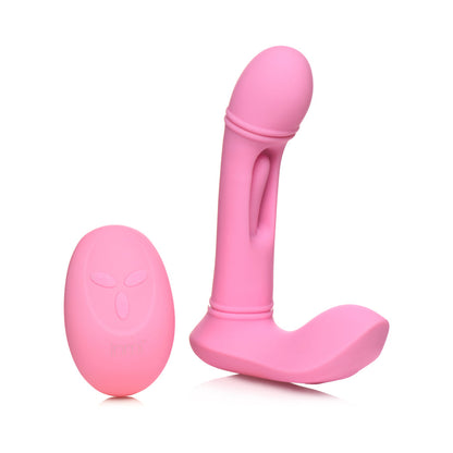 XR BRANDS - FLICKERS G-FLICK FLICKING G-SPOT VIBRATOR WITH REMOTE