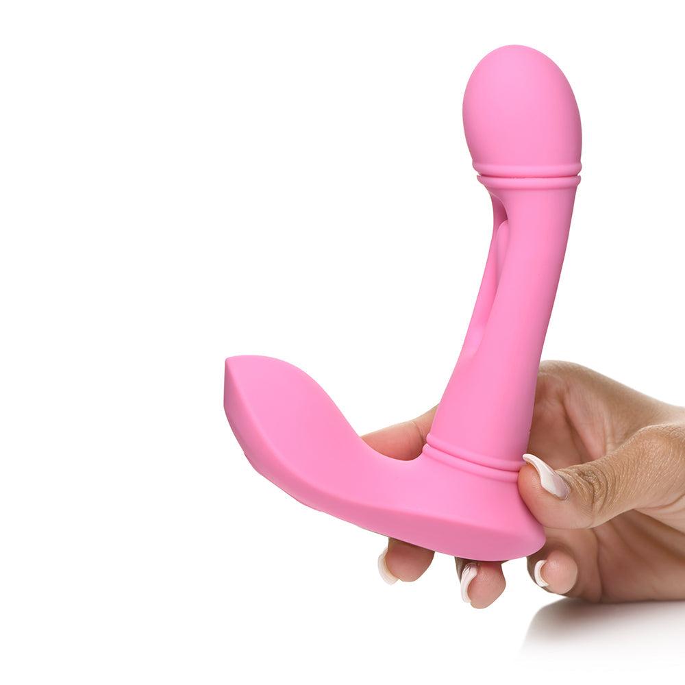 XR BRANDS - FLICKERS G-FLICK FLICKING G-SPOT VIBRATOR WITH REMOTE