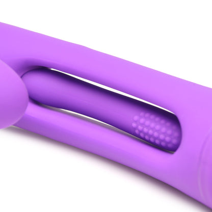 MARCAS XR - VIBRADOR DE CONEJO DE SILICONA FLICKERS TRI-FLICK FLICKING