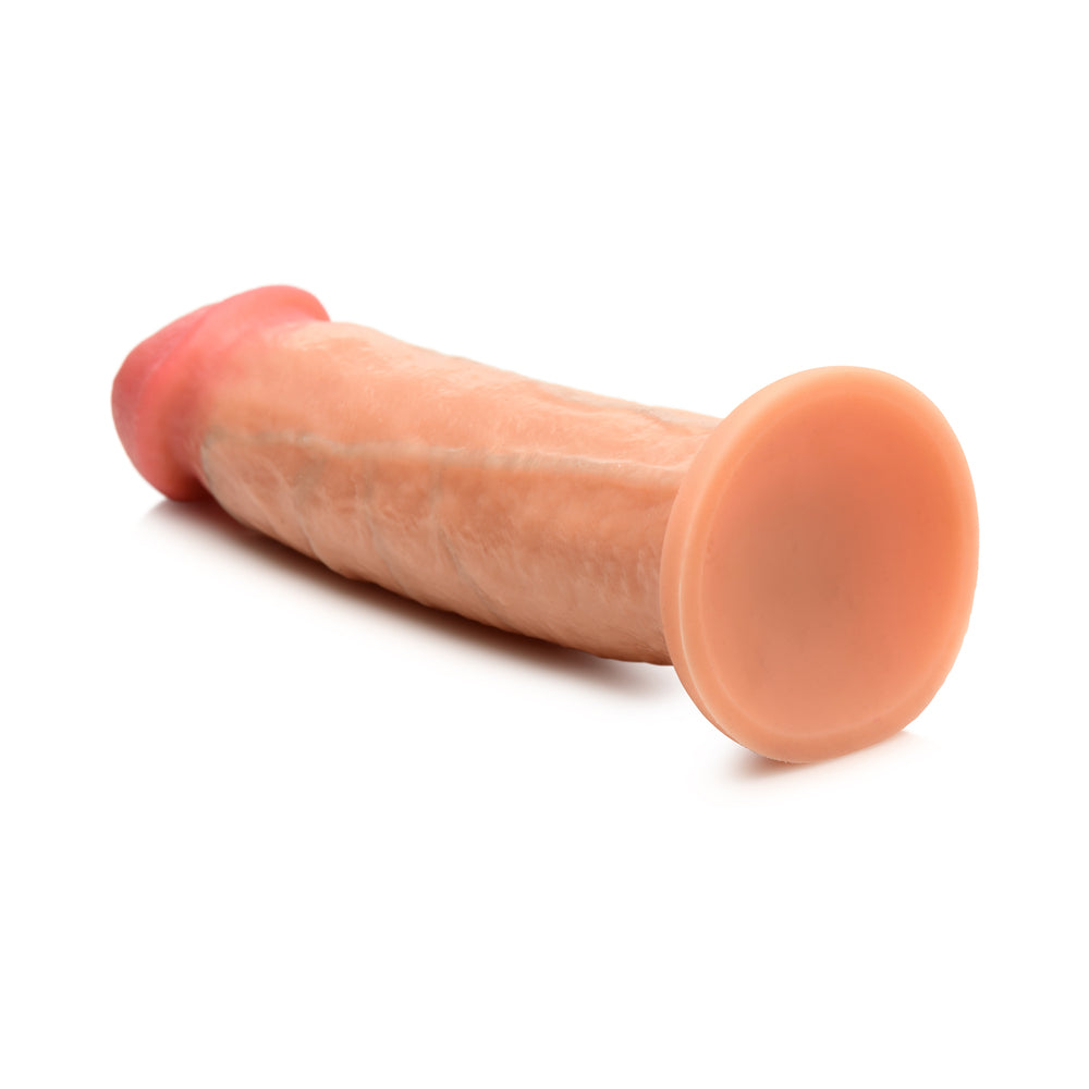 CURVE NOVELTIES - JOCK 8.5 IN. REALISTIC SKIN SILICONE DILDO