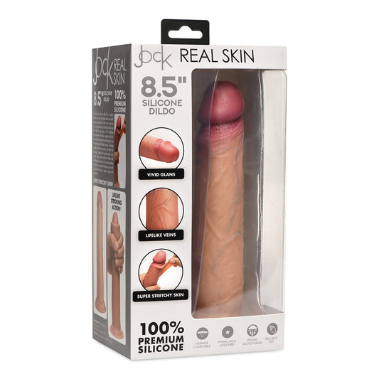 JOCK REAL SKIN 8.5 IN. SILICONE DILDO MEDIUM