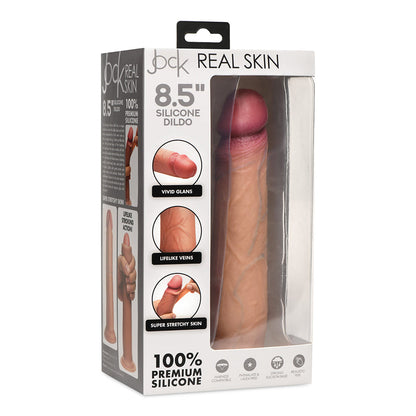 CURVE NOVELTIES - JOCK REAL SKIN 8.5 IN. SILICONE DILDO MEDIUM