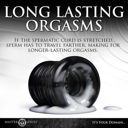 XR BRANDS - MASTER SERIES BALL STACK BALL STRETCHER BLACK