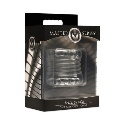 XR BRANDS - MASTER SERIES BALL STACK BALL STRETCHER CLEAR