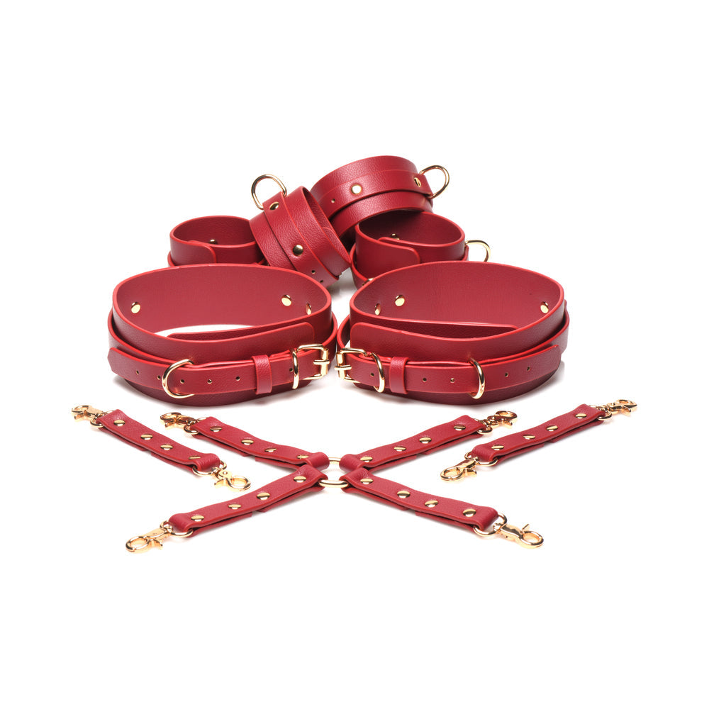 XR BRANDS - MASTER SERIES THIGH & WRIST HOG TIE RESTRAINTS