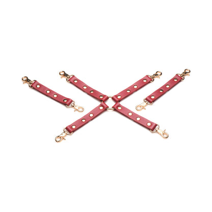 XR BRANDS - MASTER SERIES THIGH & WRIST HOG TIE RESTRAINTS