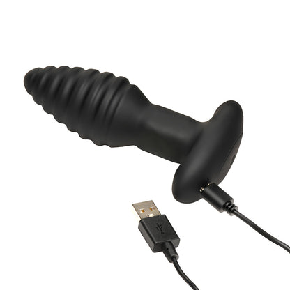 XR BRANDS - RIMMERS MODEL-E VIBRATING RIMMING PLUG WITH REMOTE CONTROL