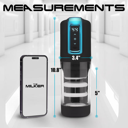 XR BRANDS - THE MILKER THRUSTING & ROTATING MASTURBATOR