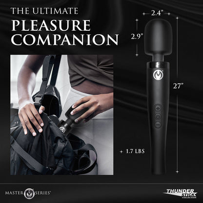 XR BRANDS - MASTER SERIES THUNDERSTICK PRO WAND MASSAGER