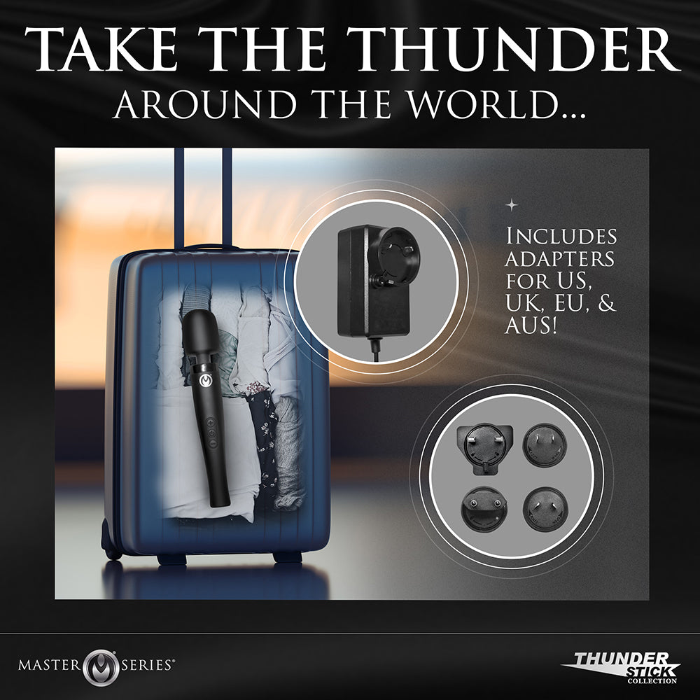 XR BRANDS - MASTER SERIES THUNDERSTICK PRO WAND MASSAGER