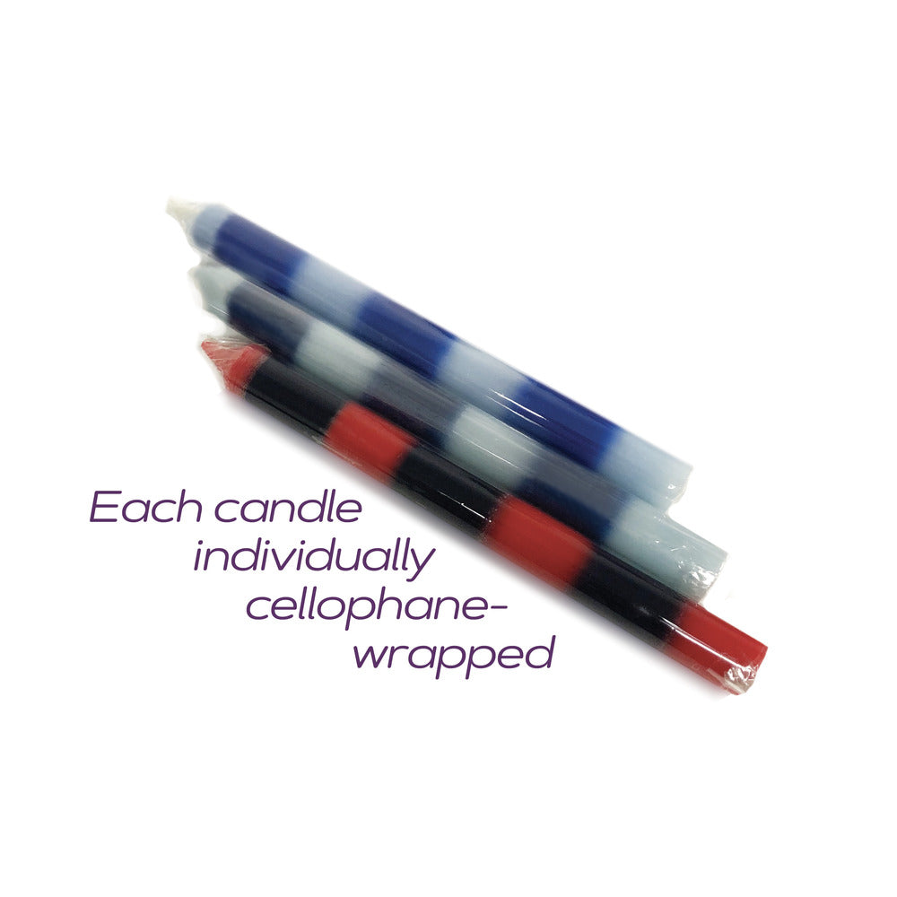 THE 9''S MAKE ME MELT SENSUAL WARM DRIP CANDLES 3PK STRIPES PASSIONETTES