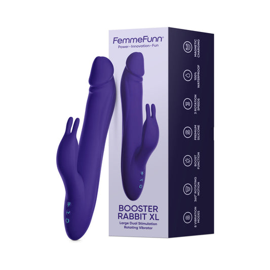FEMMEFUNN - BOOSTER RABBIT XL DARK PURPLE