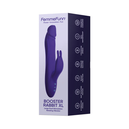 FEMMEFUNN BOOSTER RABBIT XL DARK PURPLE