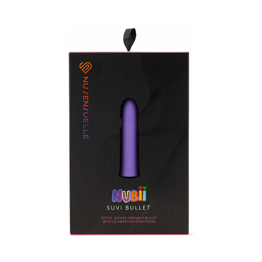 NU SENSUELLE SUVI NUBII POINTED TIP BULLET WITH 10 FUNCTIONS ULTRA VIOLET