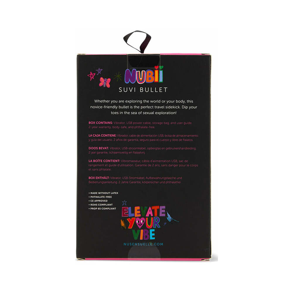 NU SENSUELLE - SUVI NUBII POINTED TIP BULLET WITH 10 FUNCTIONS ULTRA VIOLET