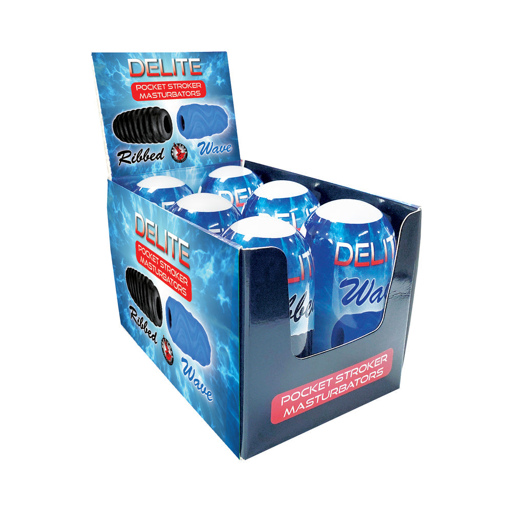 NASSTOYS - DELITE POCKET STROKER MASTURBATORS DISPLAY