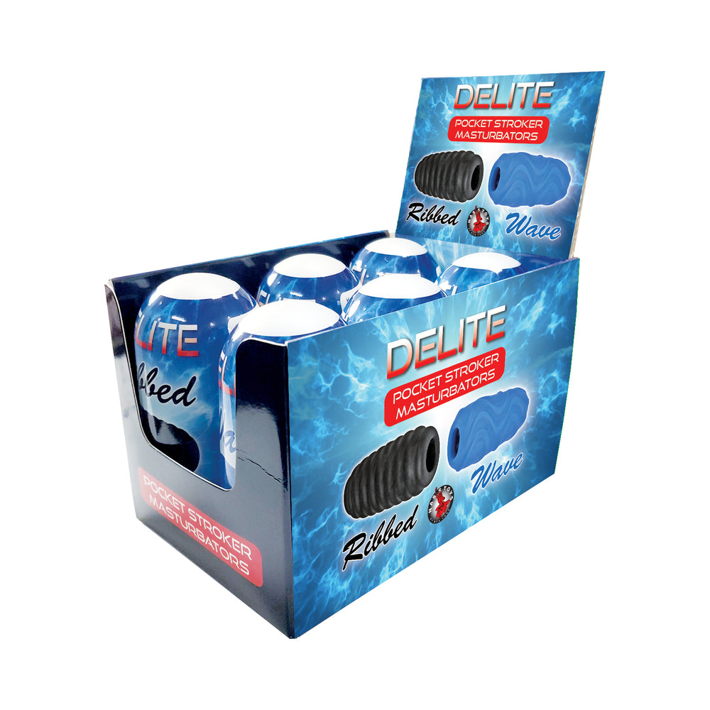 NASSTOYS - DELITE POCKET STROKER MASTURBATORS DISPLAY