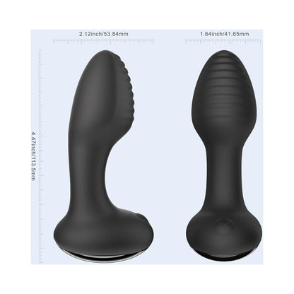 HONEY PLAY BOX FRENZY PRESSURE SENSING APP-CONTROLLED ROTATING BUTT PLUG BLACK