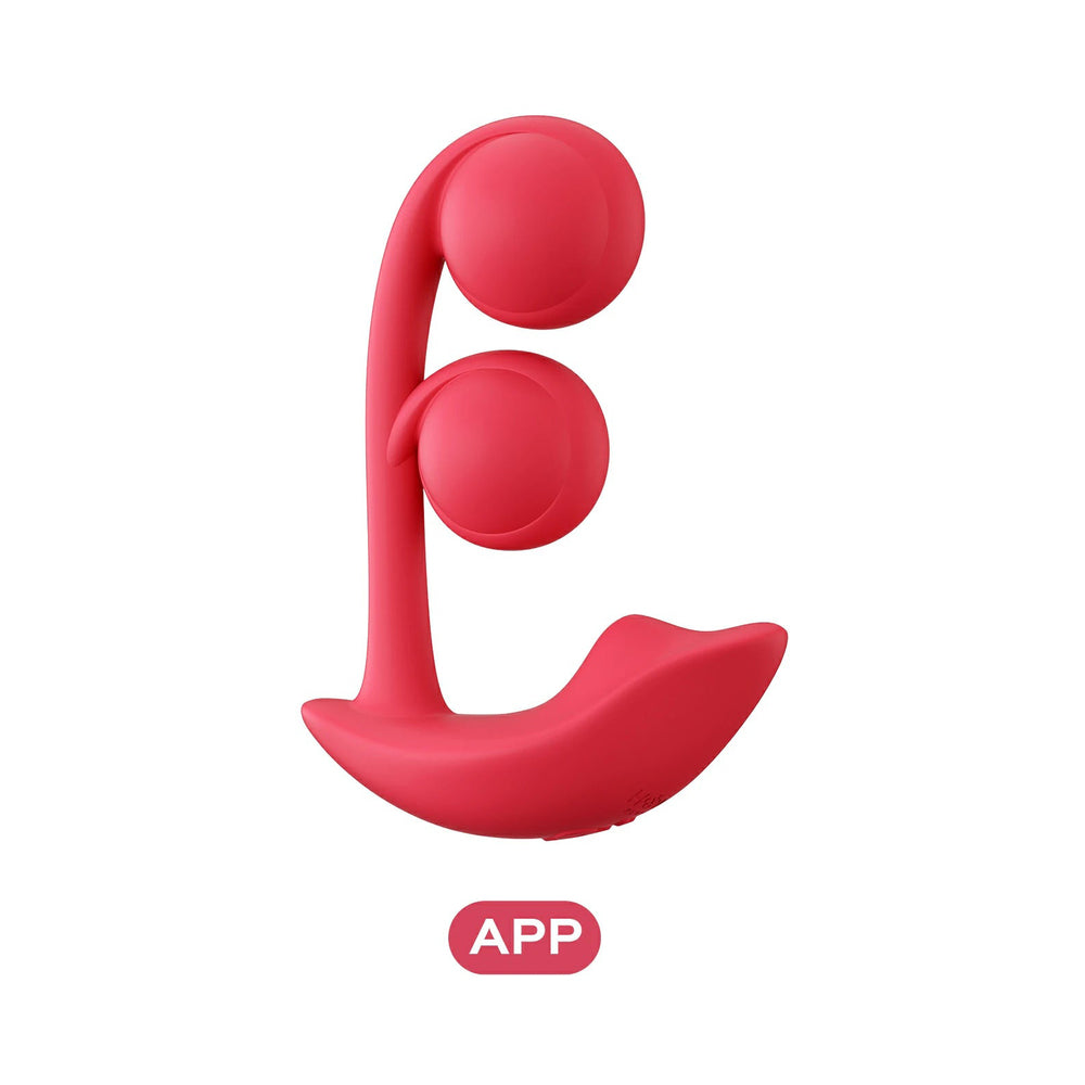 HONEY PLAY BOX - MELODY PRESSURE SENSING APP CONTROLLED TWIN BALLS DUAL VIBRATOR