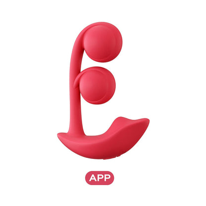 HONEY PLAY BOX - MELODY PRESSURE SENSING APP CONTROLLED TWIN BALLS DUAL VIBRATOR