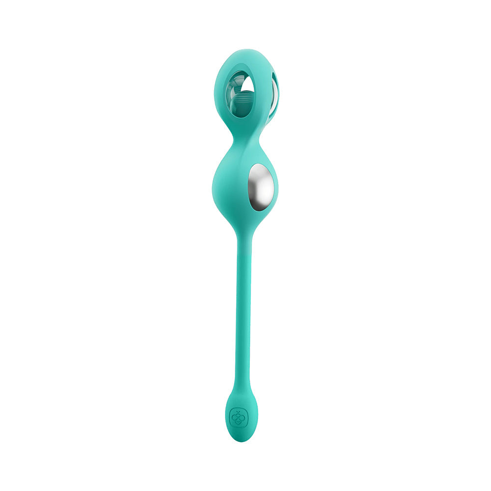 HONEY PLAY BOX - ELEKTRA APP-CONTROLLED E-STIM KEGEL TRAINING SET CYAN