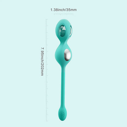 HONEY PLAY BOX - ELEKTRA APP-CONTROLLED E-STIM KEGEL TRAINING SET CYAN
