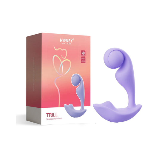 HONEY PLAY BOX - VIBRADOR DOBLE DE UNA SOLA BOLA PARA LLEVAR TRILL