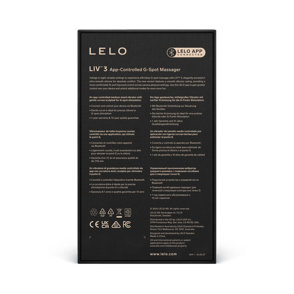 LELO - LIV™ 3 ESTIMULADOR DE PUNTO G VIOLETA
