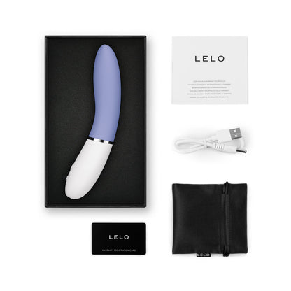 LELO LIV 3 APP-CONTROLLED G-SPOT VIBRATOR POWDER BLUE