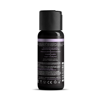 WICKED - LAVENDER AND ROSEMARY MASSAGE OIL 4 OZ.