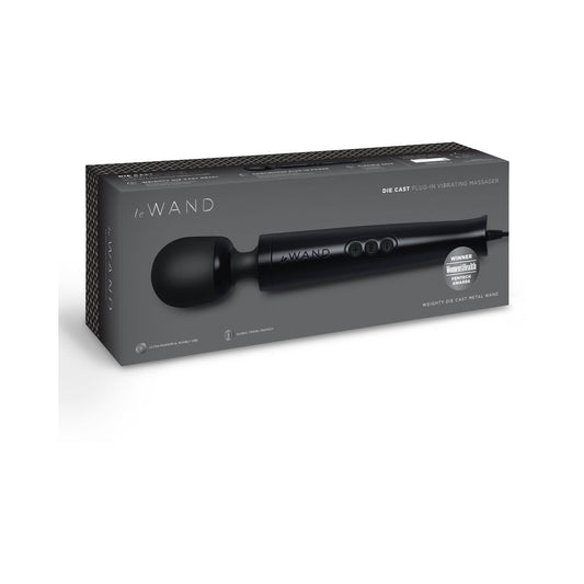 LE WAND - DIE CAST PLUG-IN MASSAGER BLACK